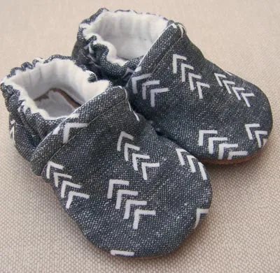 Snow and Arrow Cotton Knit Slippers - Modern Charcoal