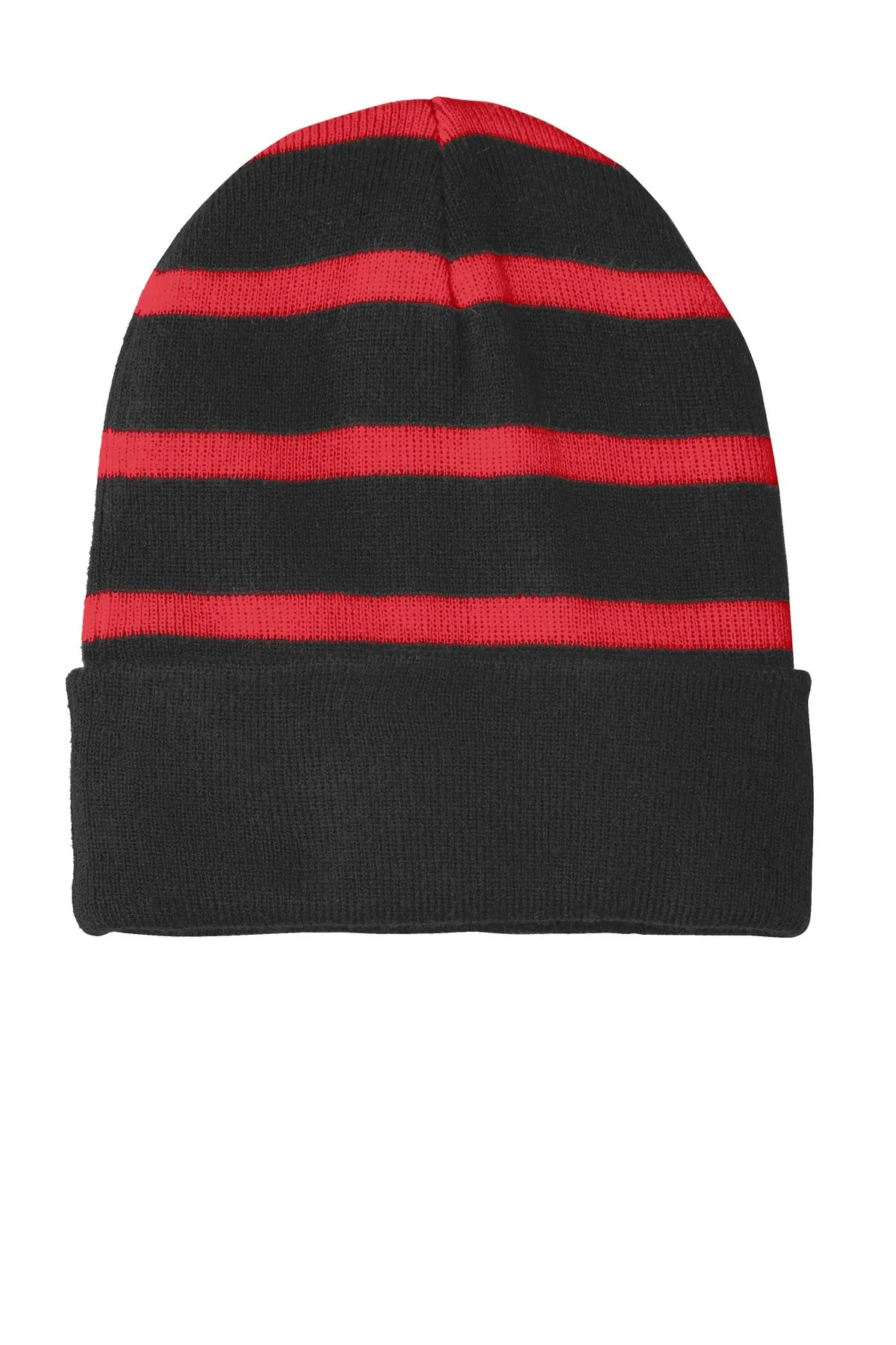 Sport-Tek¨ Striped Beanie with Solid Band. STC31