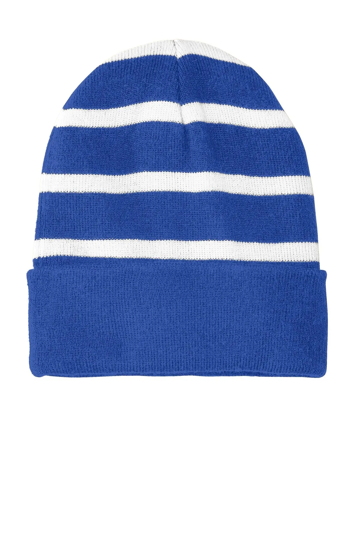 Sport-Tek¨ Striped Beanie with Solid Band. STC31