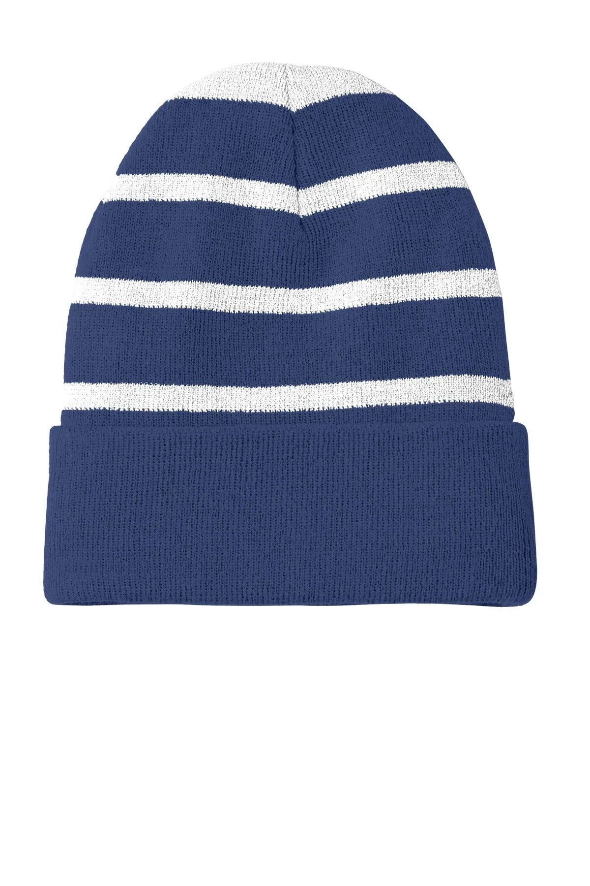 Sport-Tek¨ Striped Beanie with Solid Band. STC31