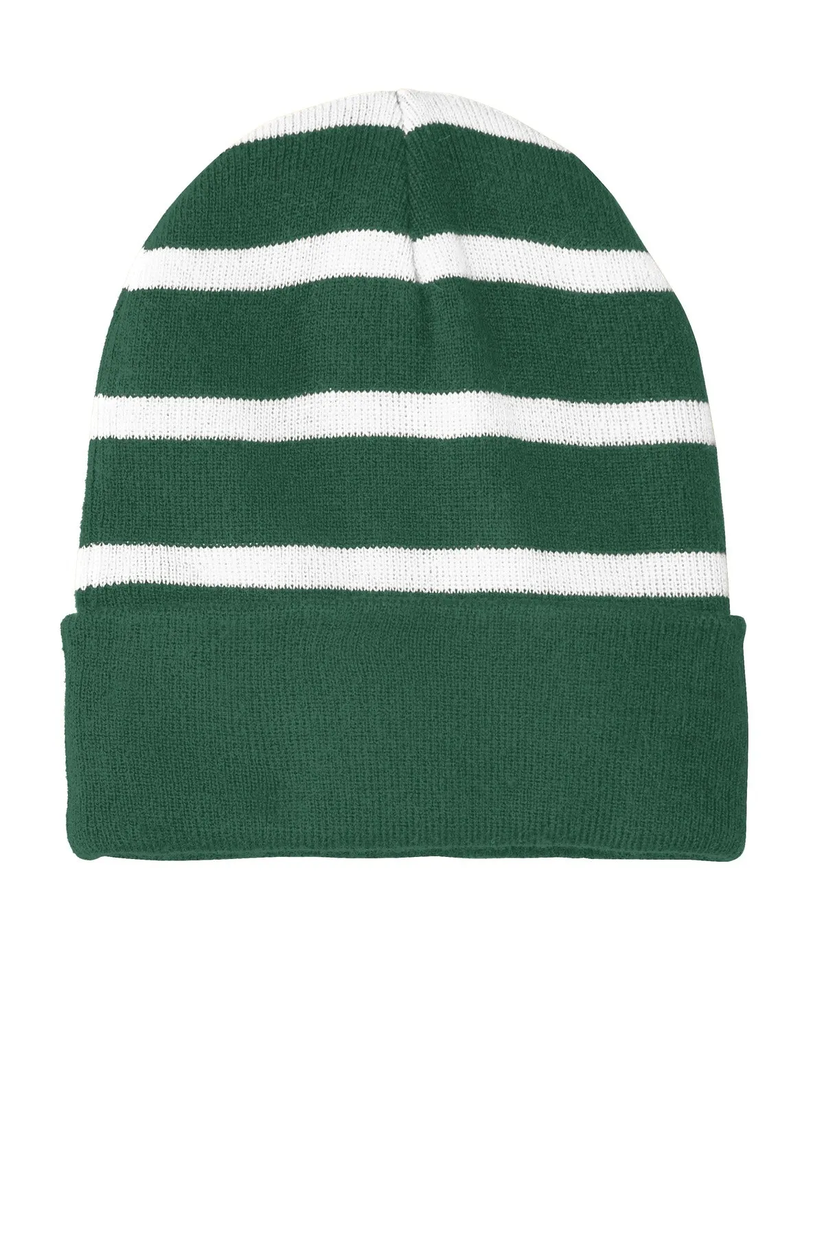 Sport-Tek¨ Striped Beanie with Solid Band. STC31