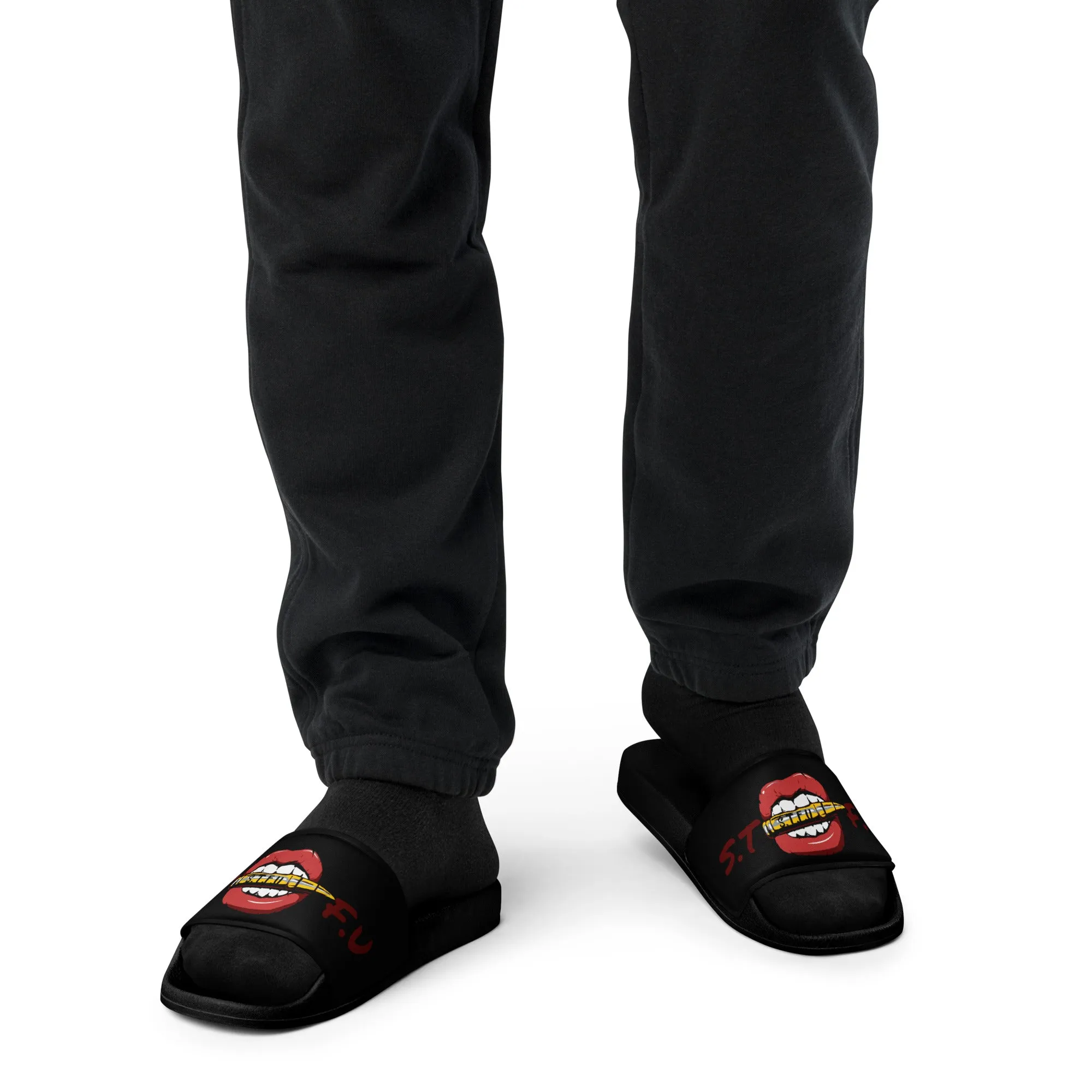 STFU Classic Logo Men’s slides - Black