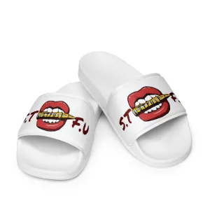 STFU Classic Logo Men’s slides - White