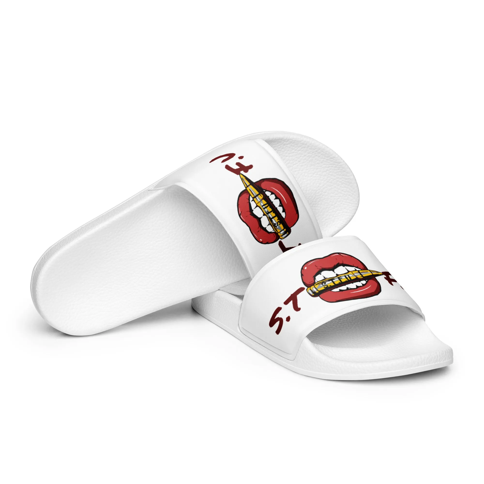STFU Classic Logo Men’s slides - White