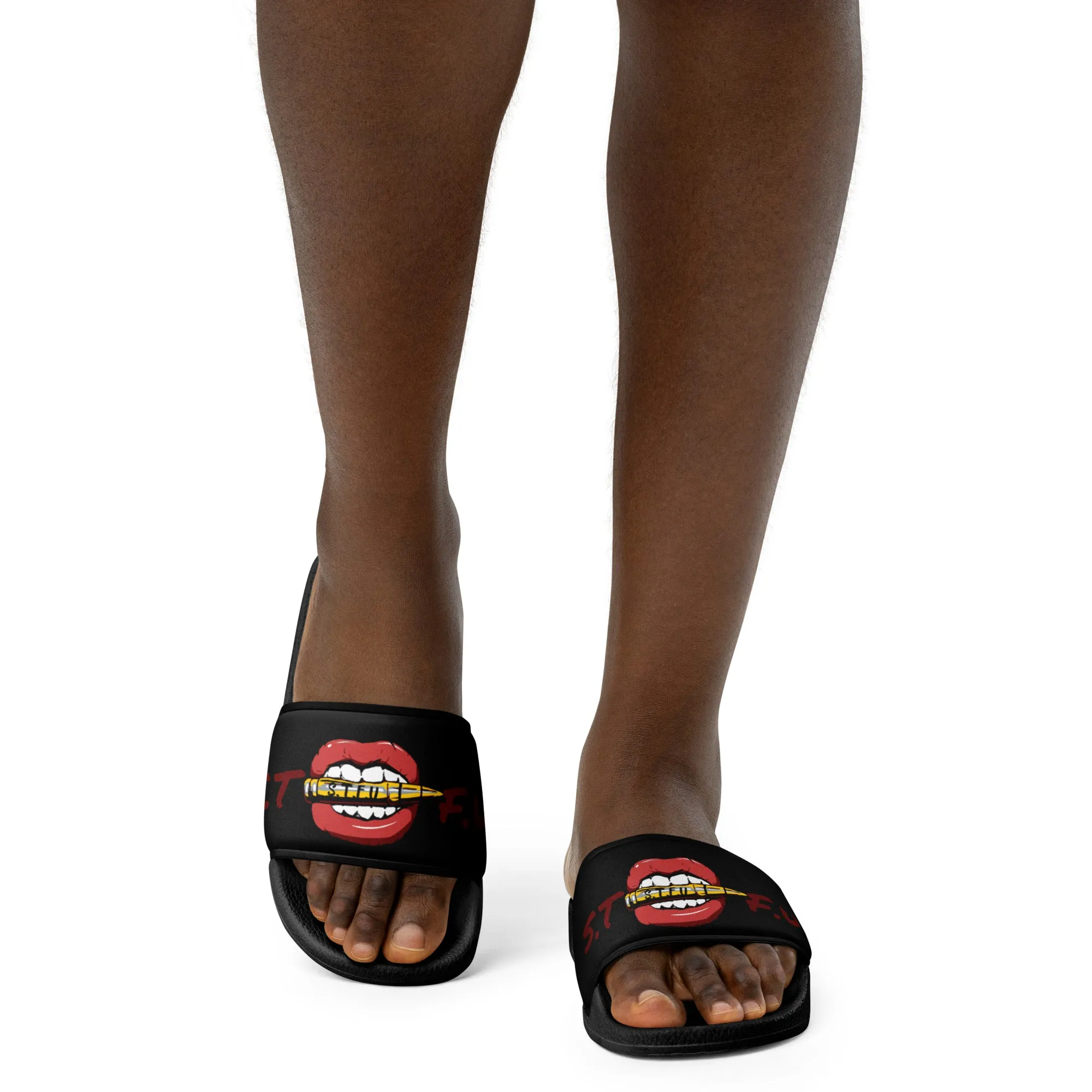 STFU Classic Logo Women's slides - Black