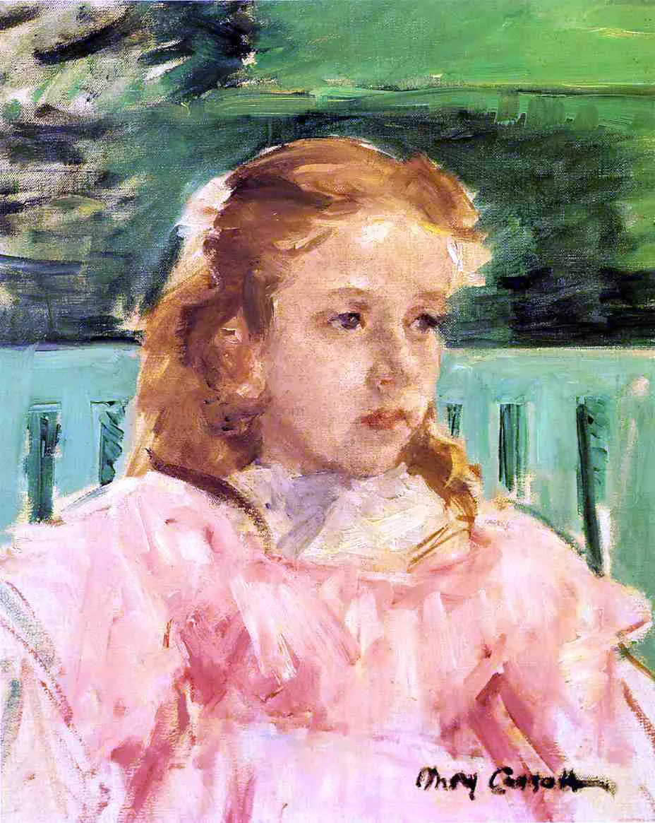 Study for "Augusta Reading to Her Daughter by Mary Cassatt - Art Print