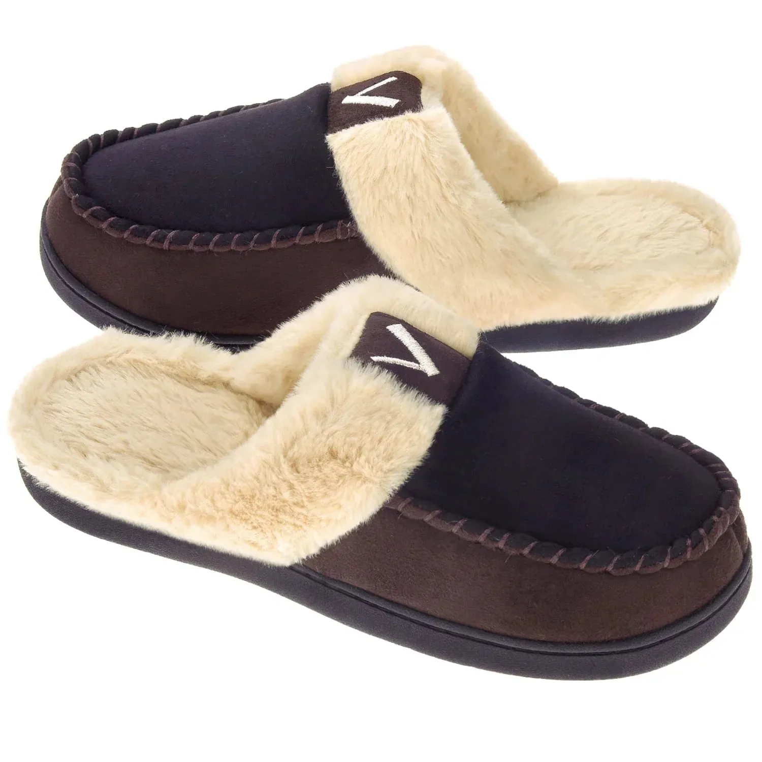 Style Timely Moccasin Stock-clearance Slip Shoes Memory Scuff On Shoes Men's House Slippers Foam