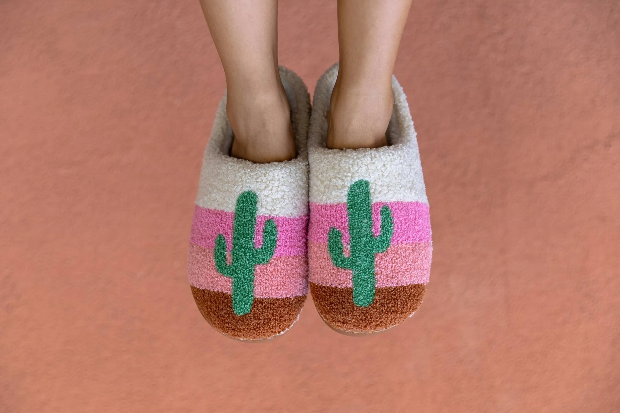 Sunset Cactus Slippers