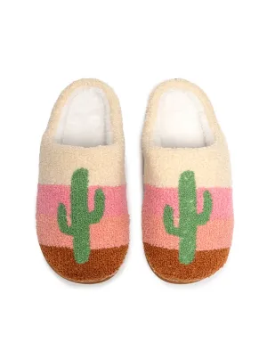 Sunset Cactus Slippers