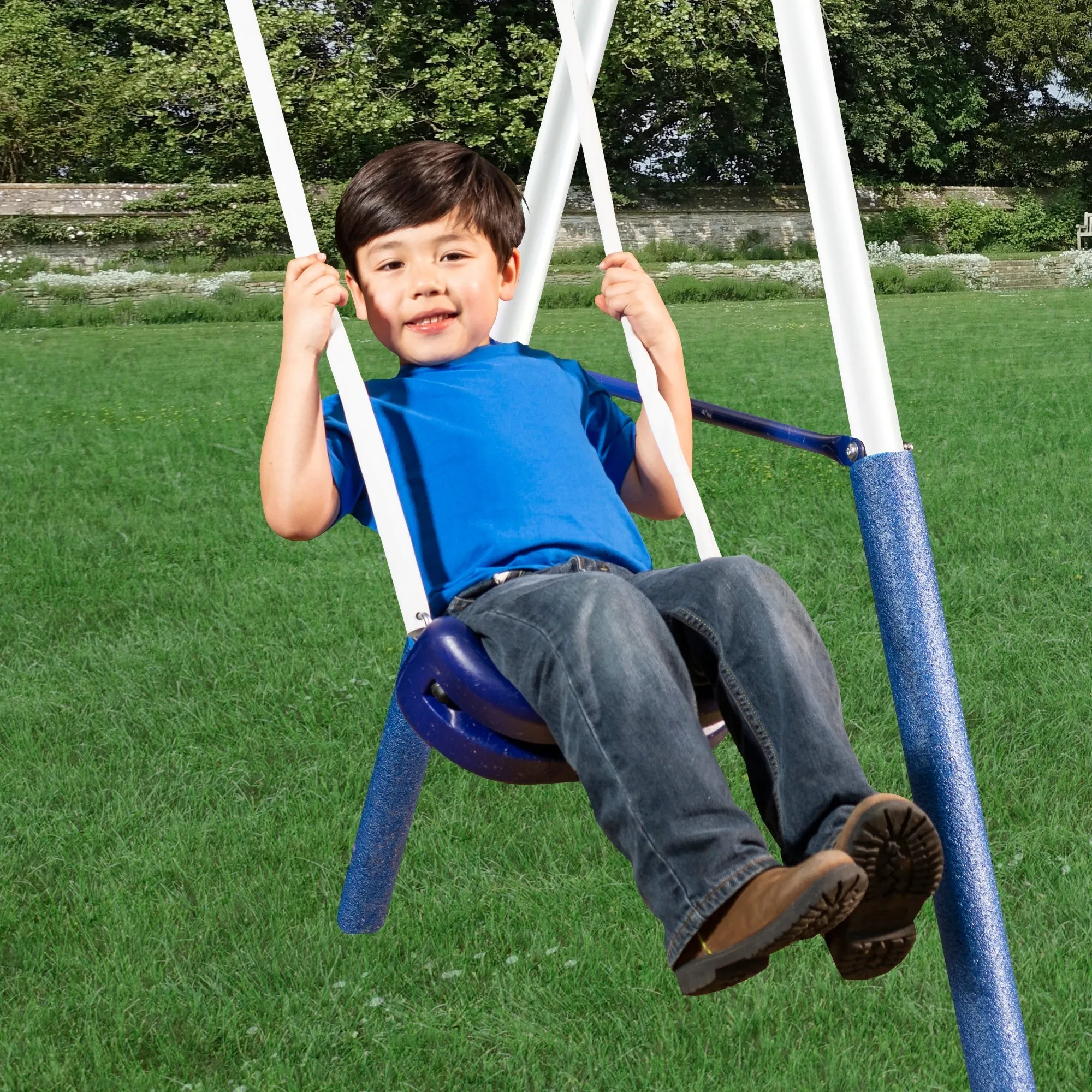 Surf n Swingin Swing Set - Galvanized