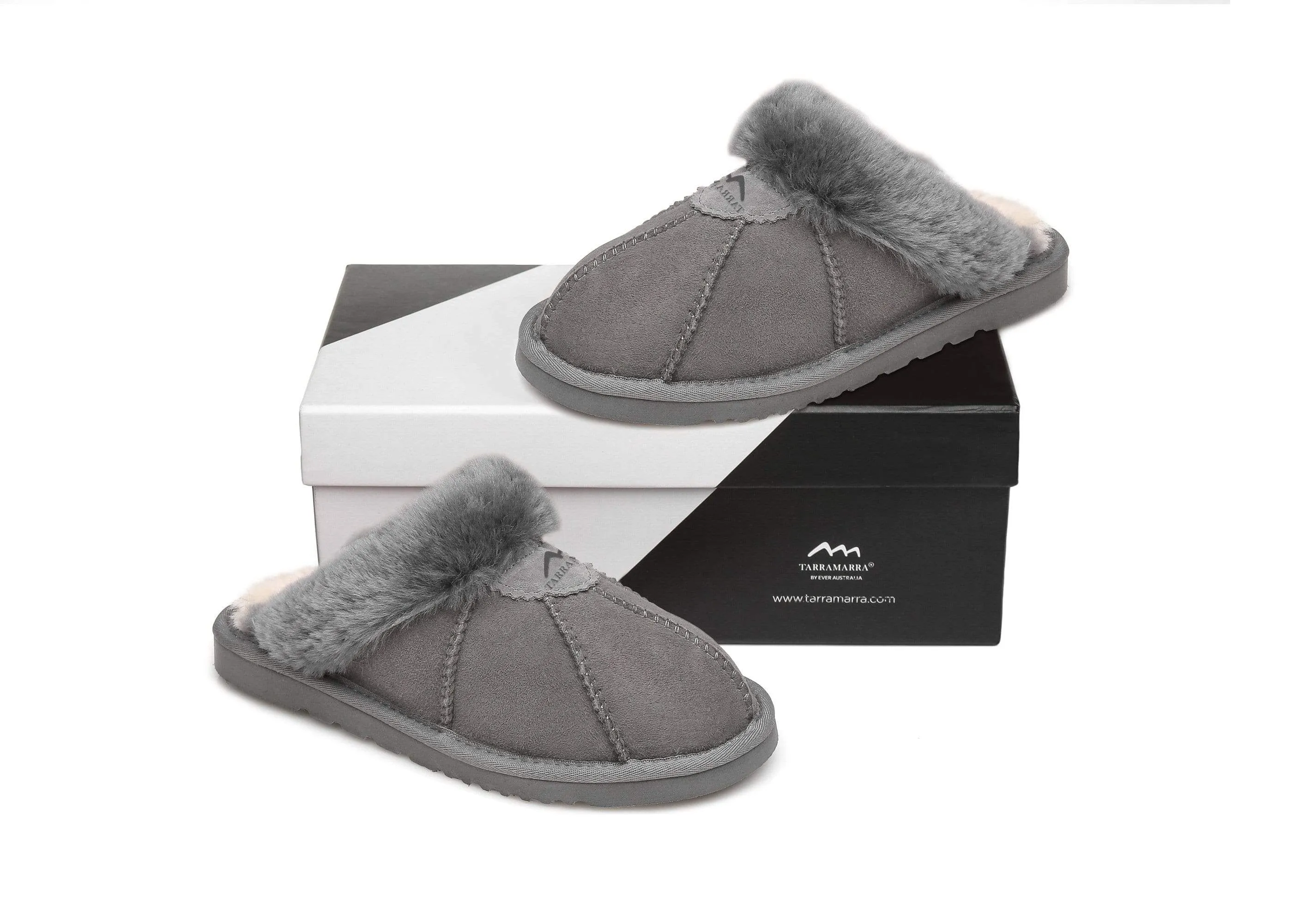TARRAMARRA® Women And Men Robert Sheepskin Slippers Double Faced Sheepskin
