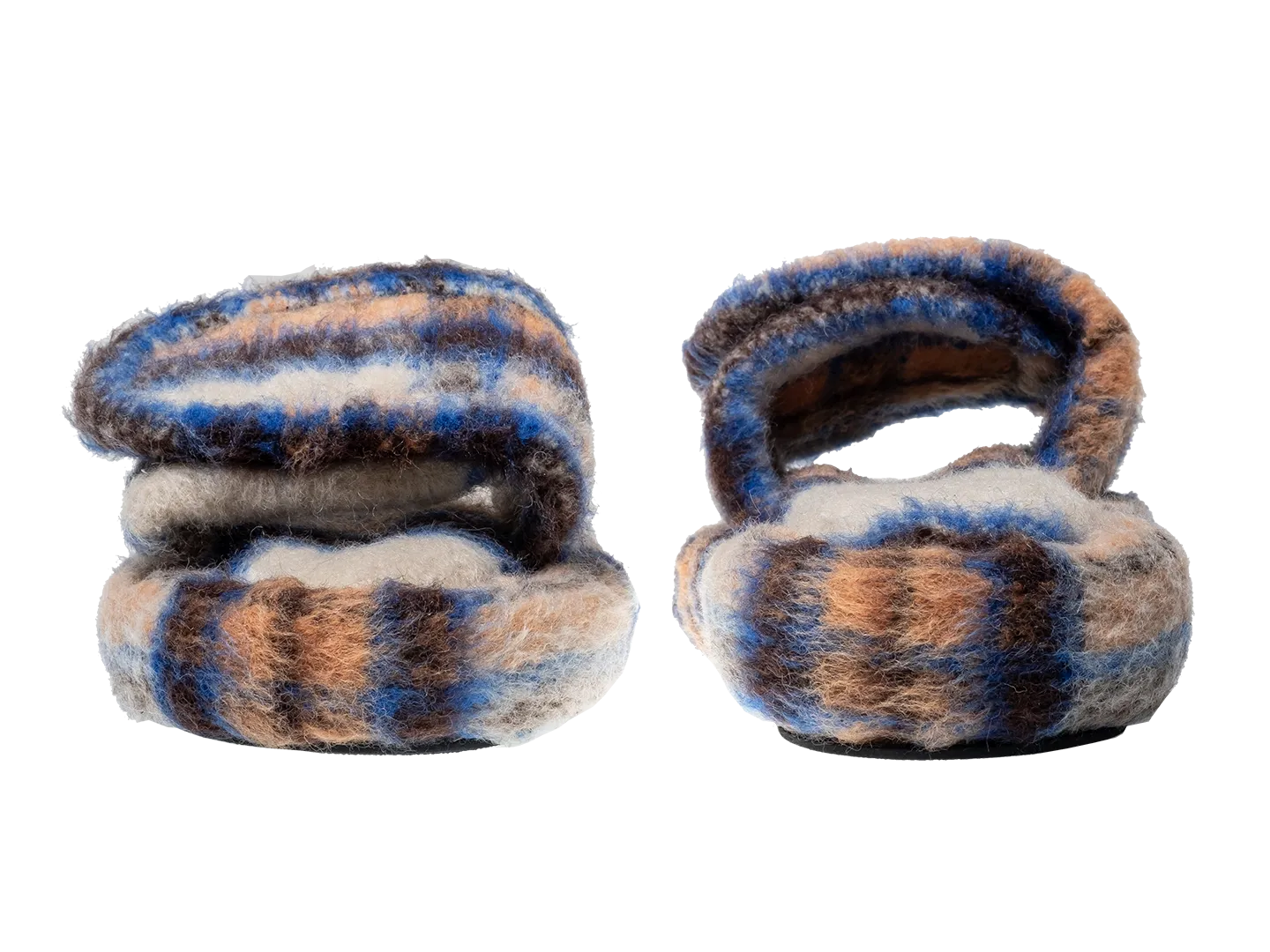 The Checked Mohair Slides.
