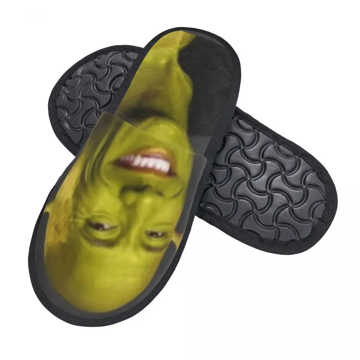 The Shrek Comfy Scuff Memory Foam Slippers