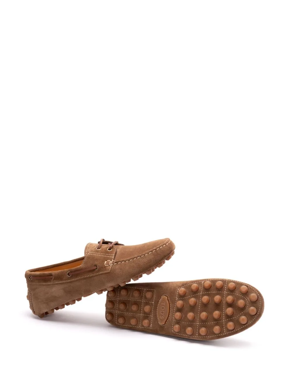 Tod's Brown Leather Moccasins