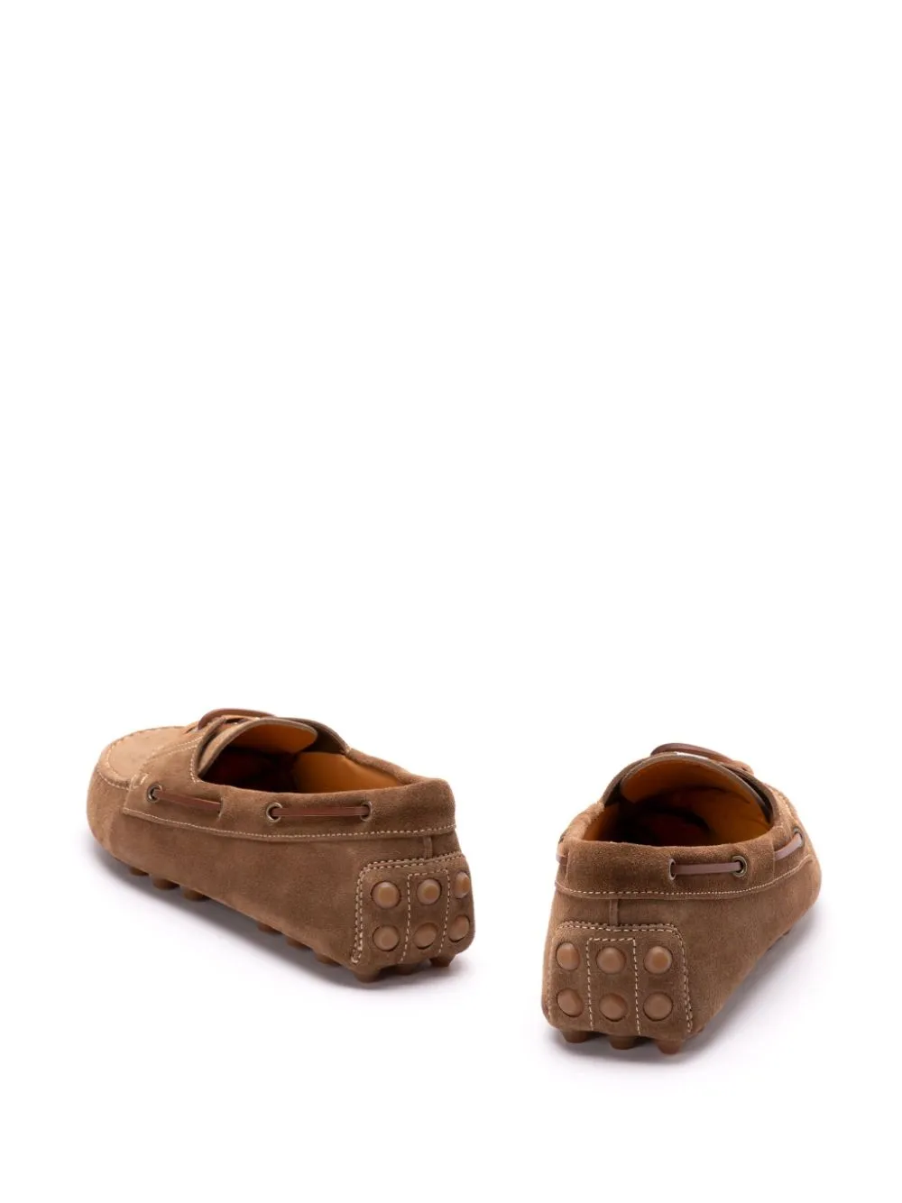 Tod's Brown Leather Moccasins