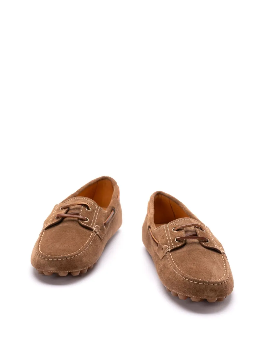 Tod's Brown Leather Moccasins