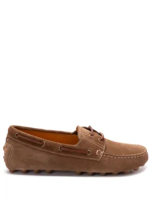 Tod's Brown Leather Moccasins