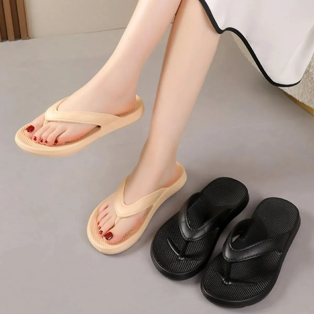Toe Post Flats Slippers