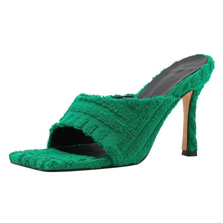 Towel Thin High Heel sandal