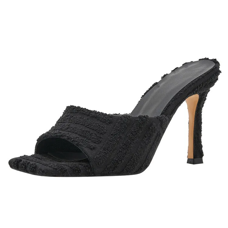 Towel Thin High Heel sandal