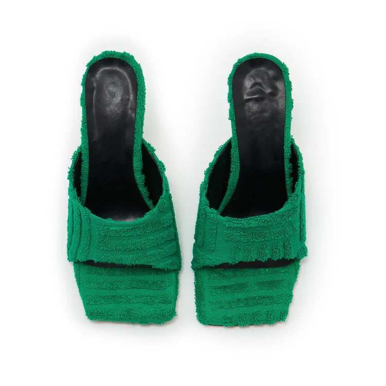 Towel Thin High Heel sandal