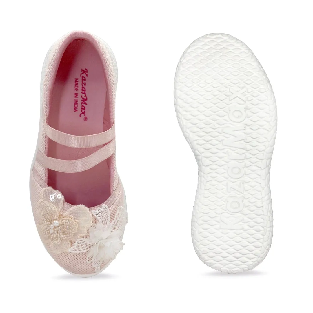 Trotter - Peach Butterfly Ballerinas