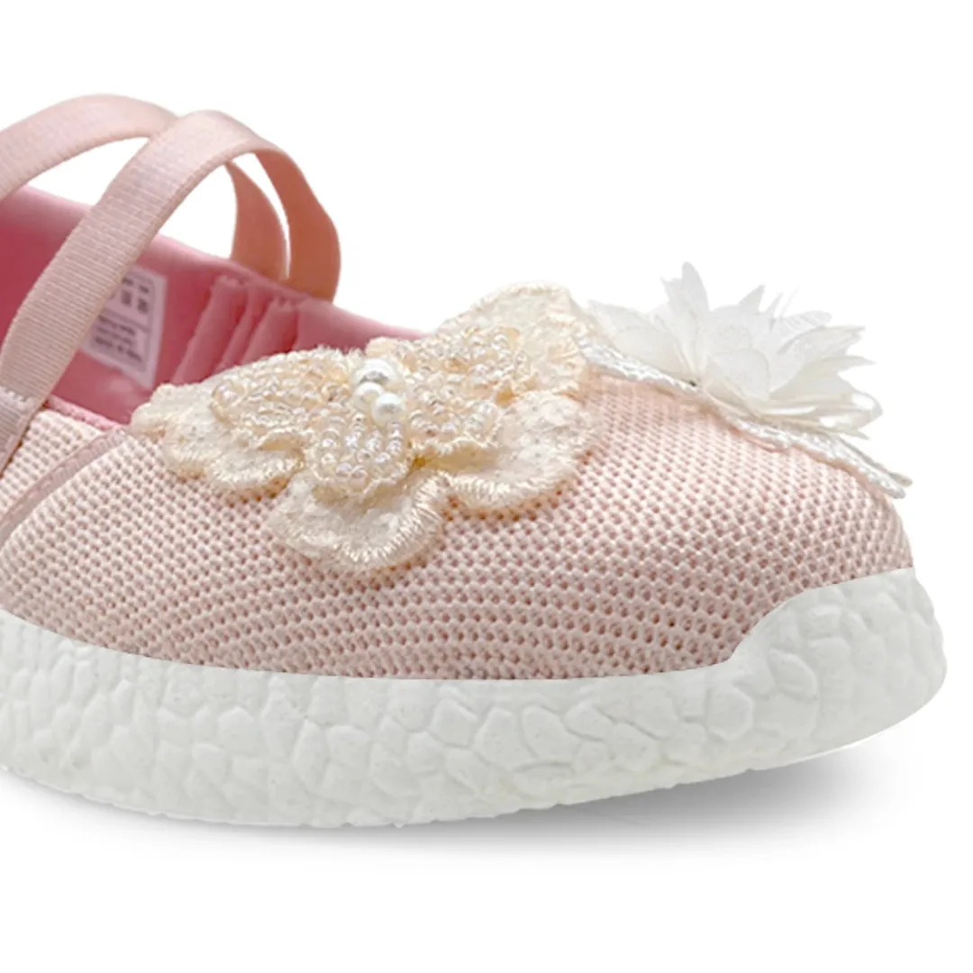 Trotter - Peach Butterfly Ballerinas