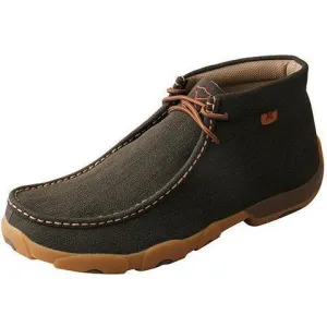 Twisted X Men's Work Steel Toe Chukka Driving Moc-Rubberized Brown