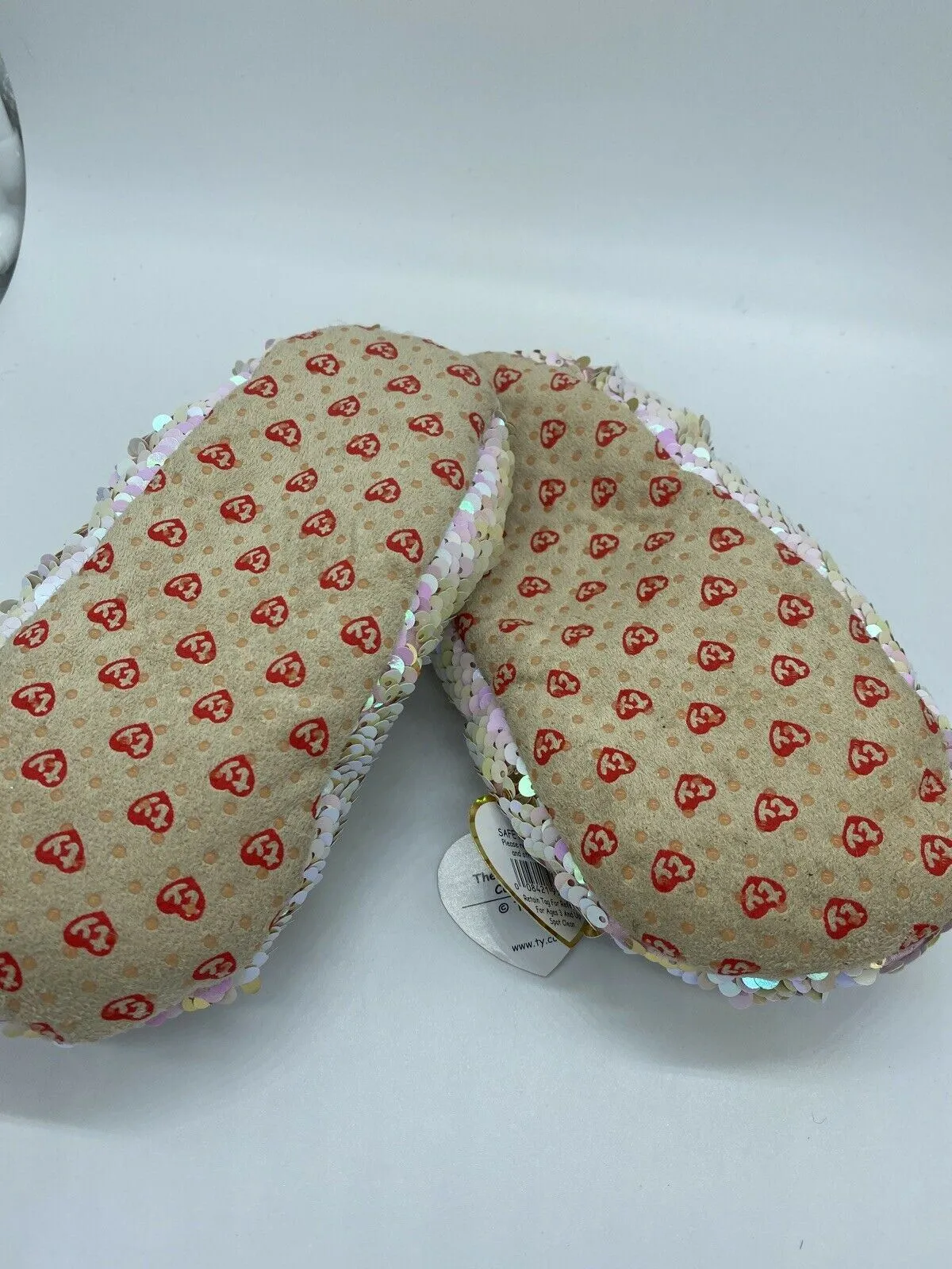 TY BEANIE BOO'S Medium Fantasia Unicorn  Fashion Slipper Socks Sequin Plush