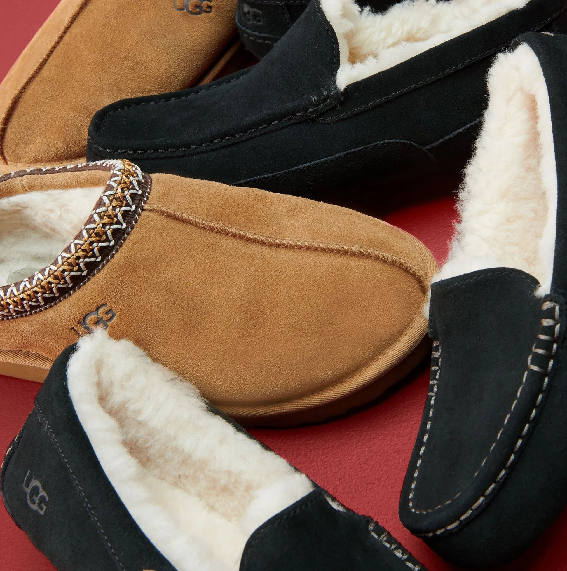 UGG ANSLEY Womens Slippers Black