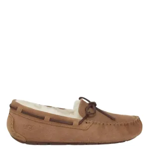 Ugg Big Girls Dakota Moccasin Suede Slipper Chestnut