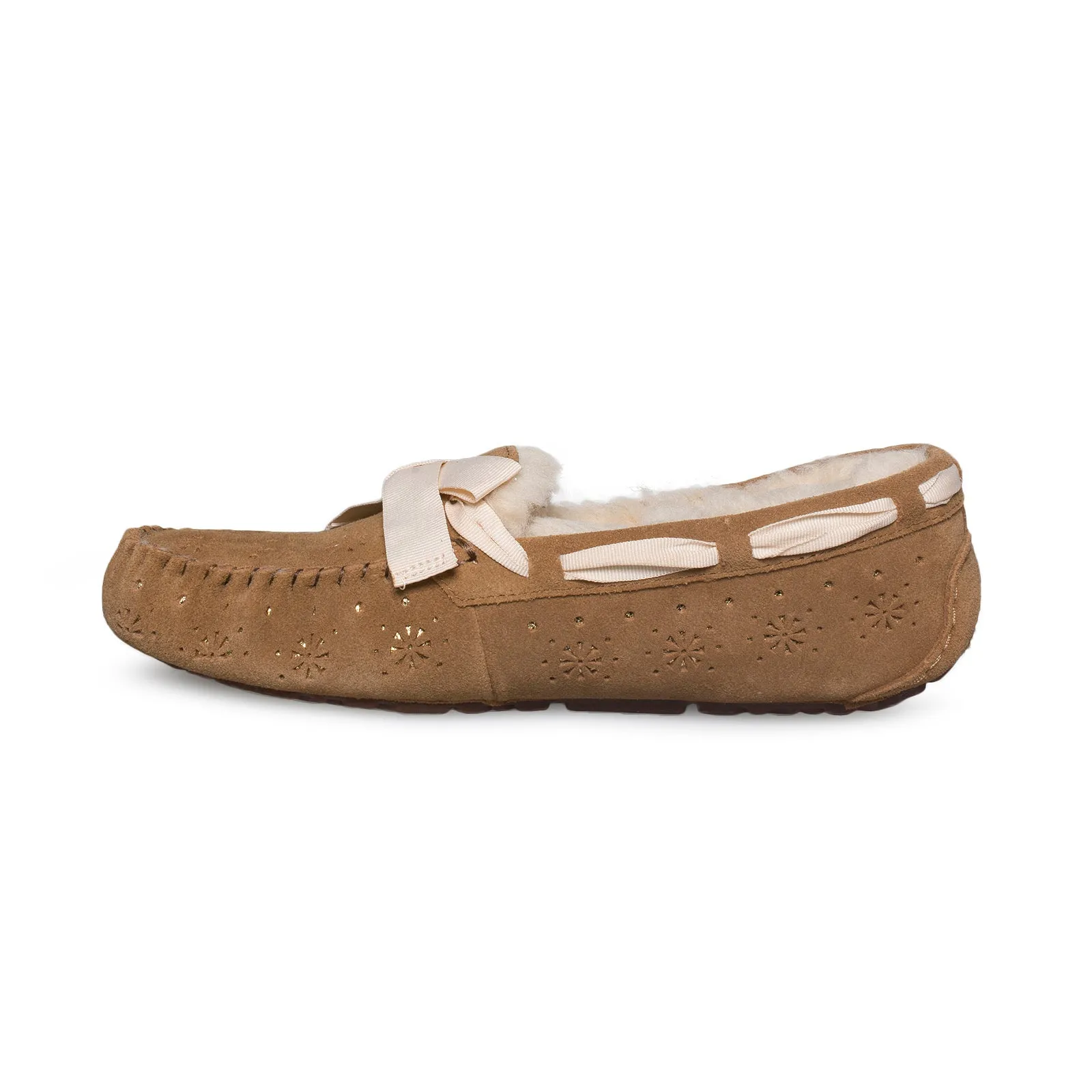 UGG Dakota Sunshine Perf Chestnut Slippers - Women's