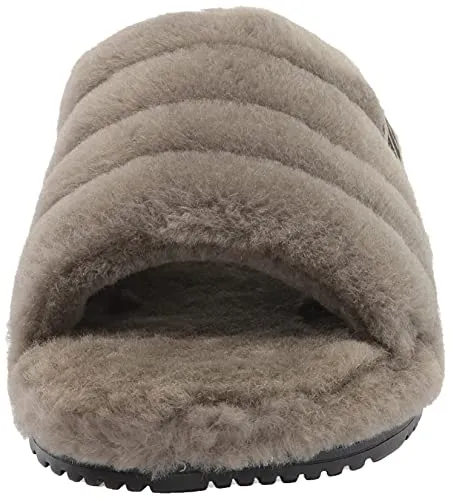 UGG Men's Fluff You Slipper, Burnt Olive, 12