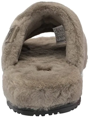 UGG Men's Fluff You Slipper, Burnt Olive, 12