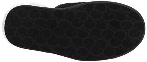 UGG mens Scuff Logo Slipper, Black, 15 US