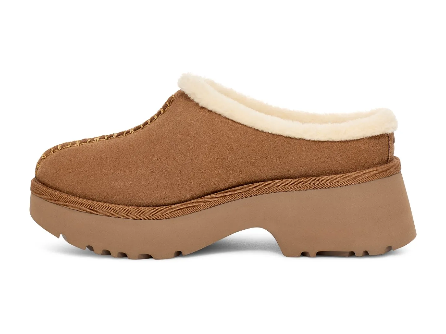 Ugg: New Heights Cozy Clog in Chestnut