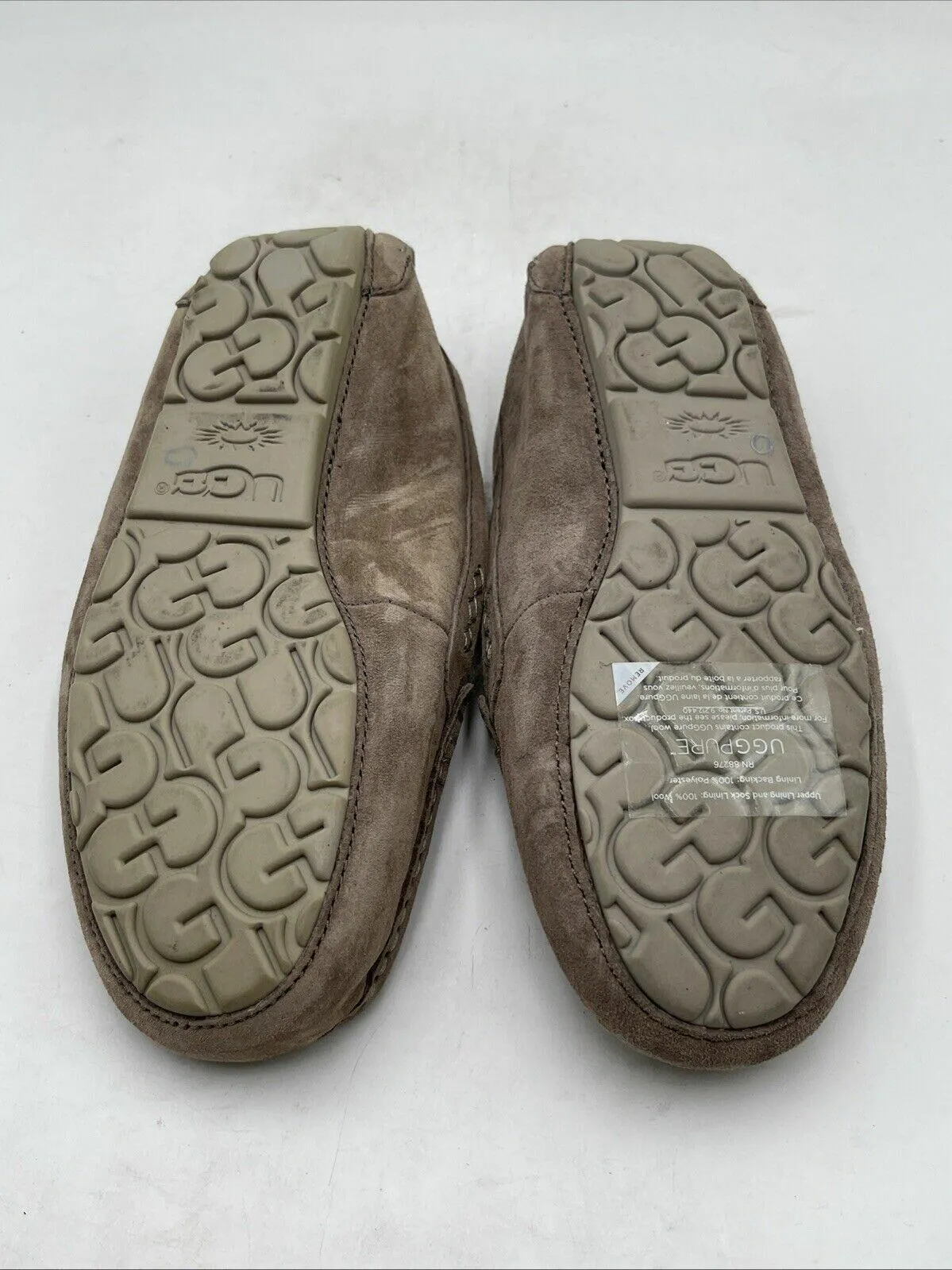 UGG Women's Ansley Slippers Grey Size 8 - Very Good