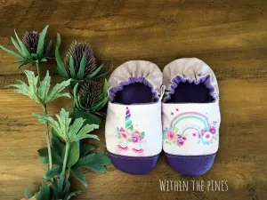 Unicorn Rainbow Glitter Moccs