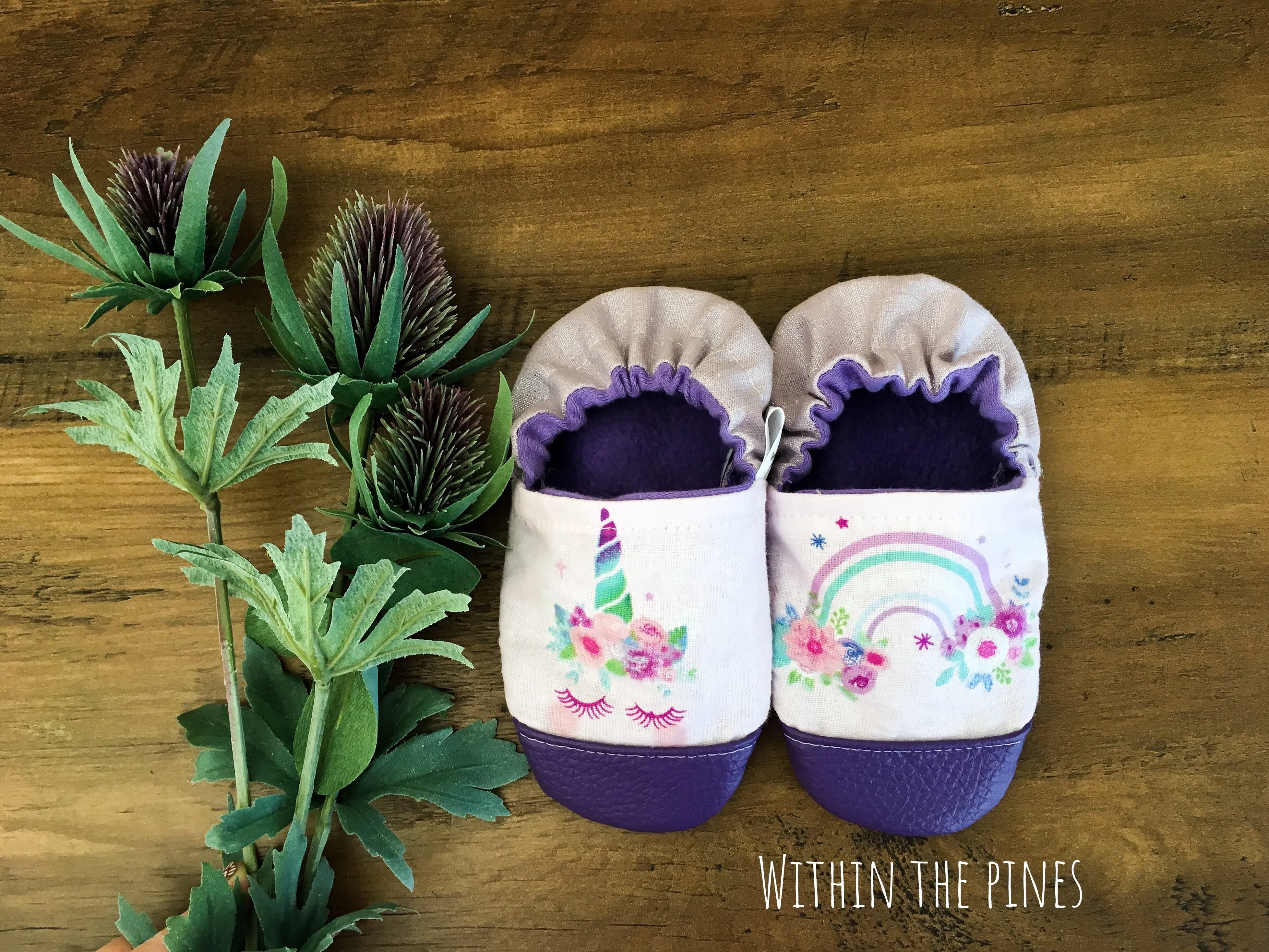 Unicorn Rainbow Glitter Moccs