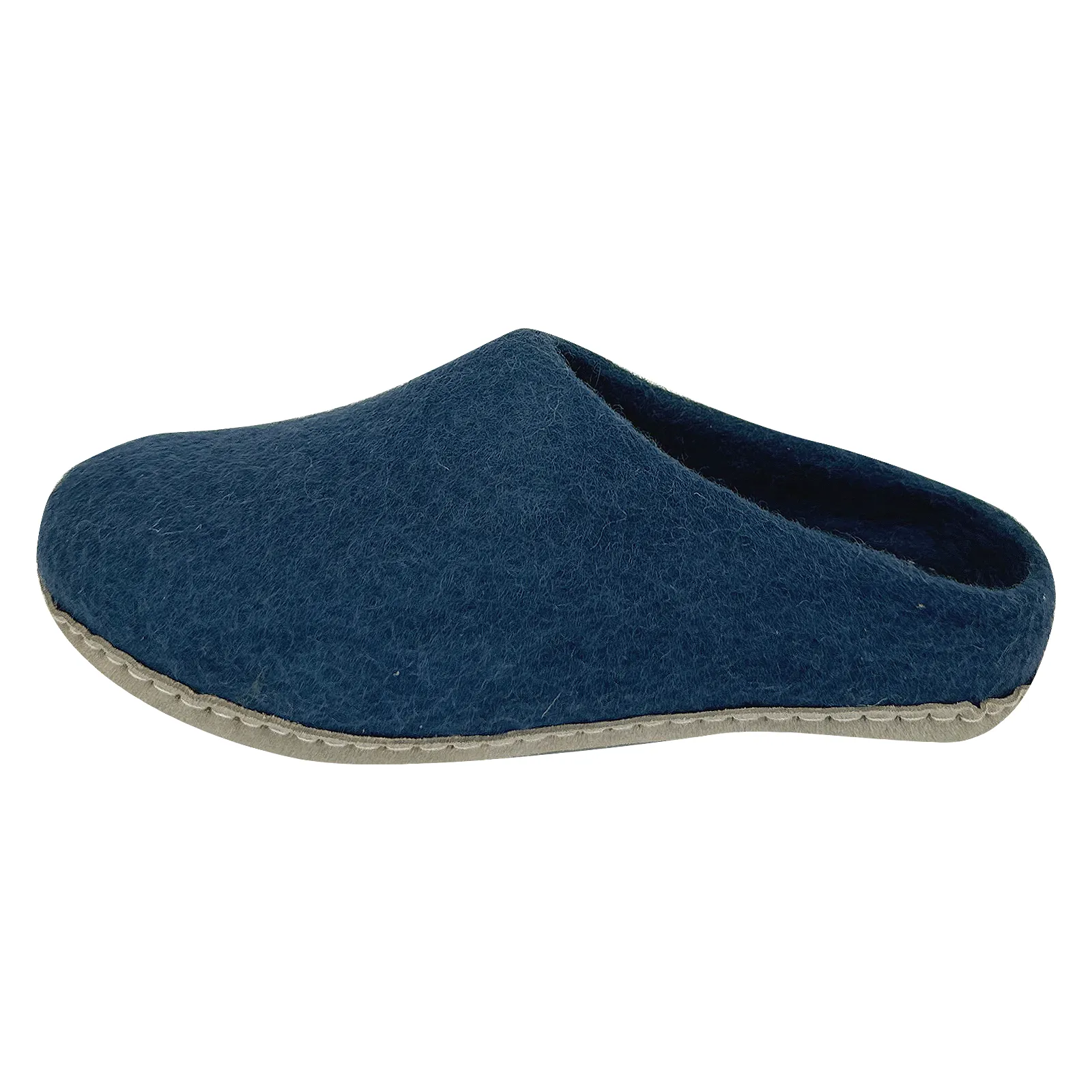Unisex Natural Felt Slip-On Slippers