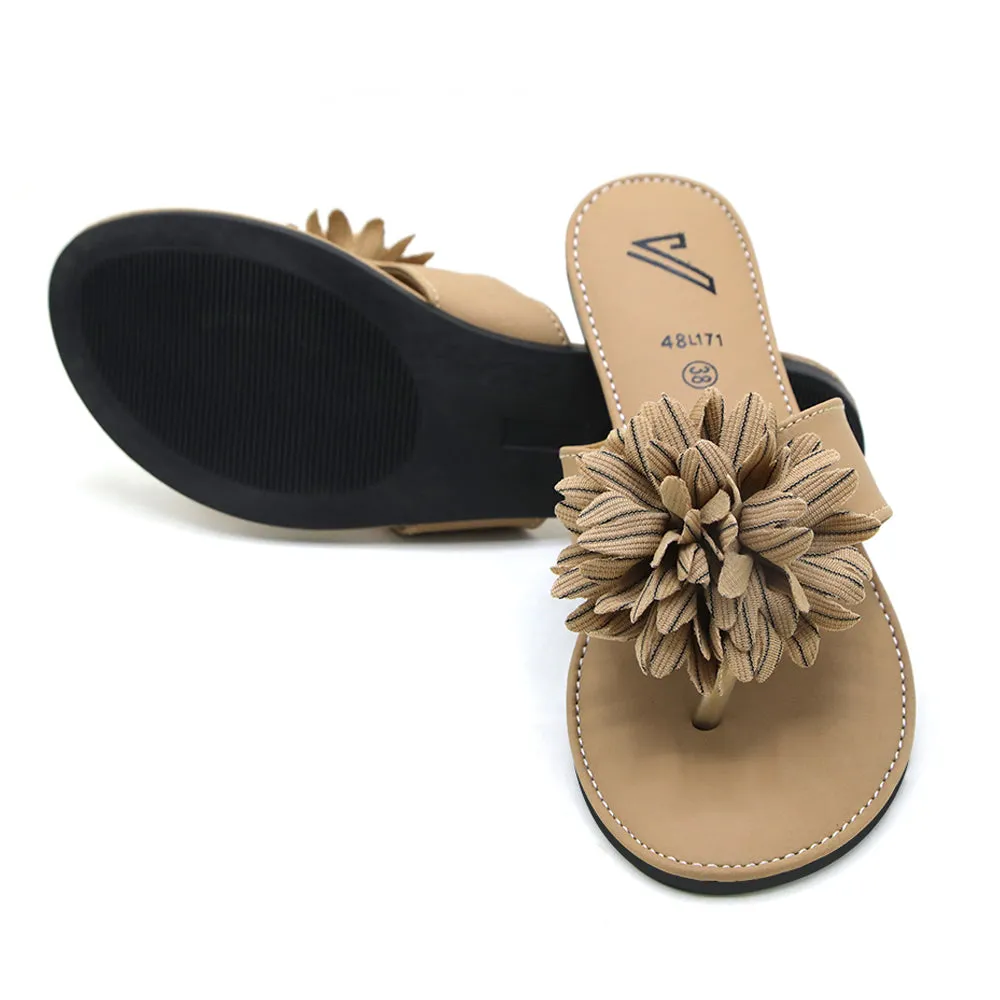 Valuable Open-Toe Slipper - Fawn