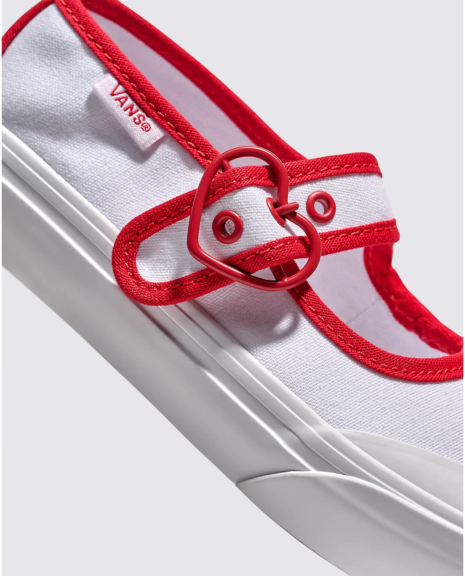 VANS Mary Jane Kids Love Vans True White Red VN000CYKYF9 (LF)