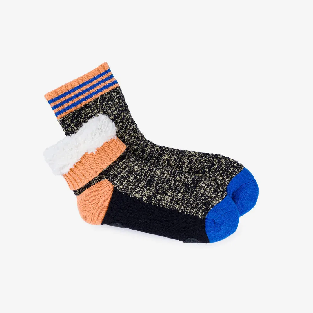 Varsity Knit House Socks - Black by Verloop
