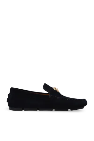 Versace ‘La Greca’ moccasins in BLACK - 41