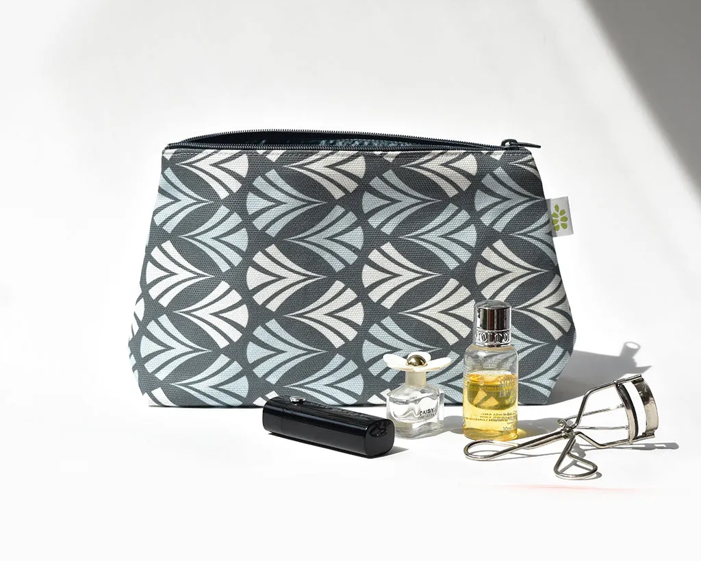 Waltz Zipper Pouch – Powder Blue (10" x 6" x 3")
