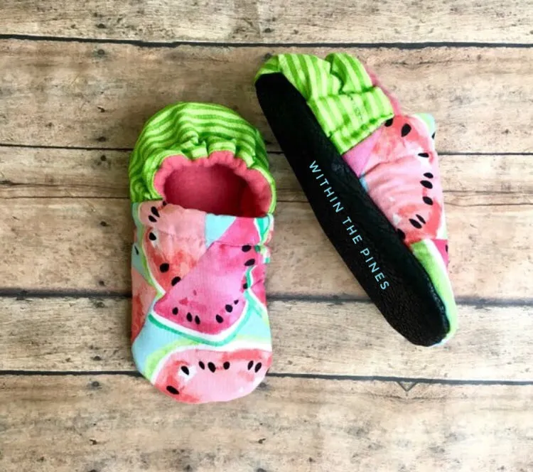 Watermelon Moccasins