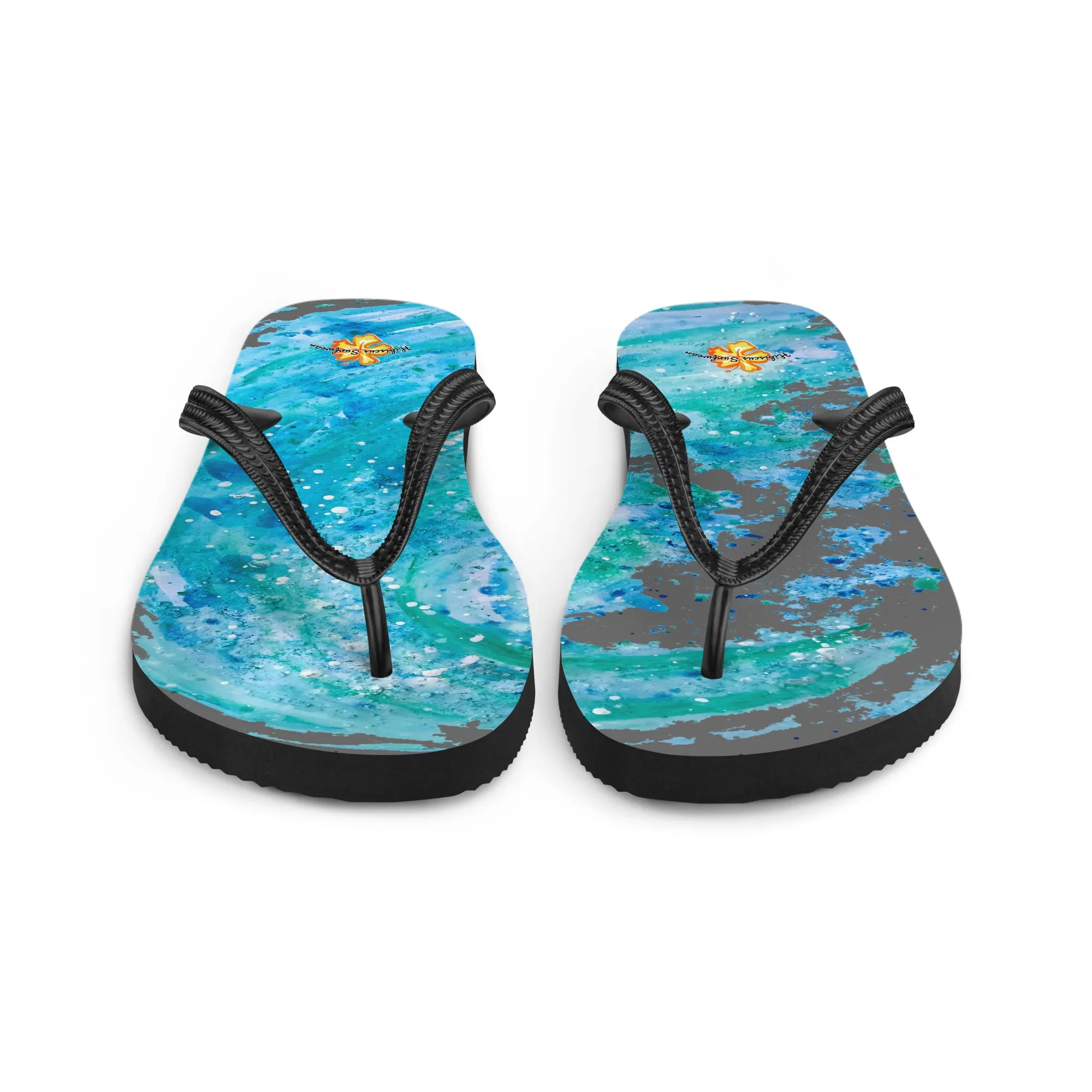 Waves - Hibiscus Surfwear - Ethical Mens Flip-Flops