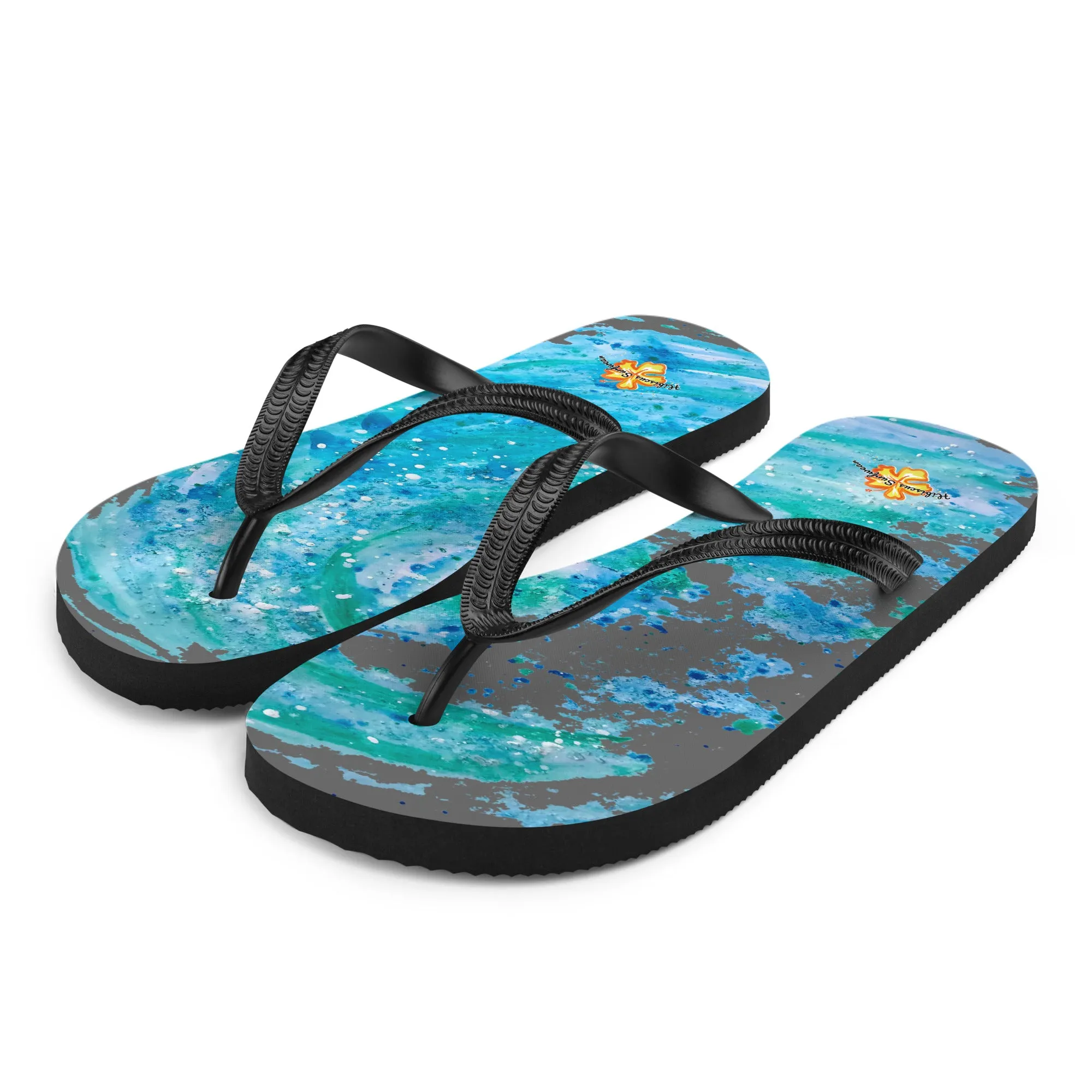 Waves - Hibiscus Surfwear - Ethical Mens Flip-Flops