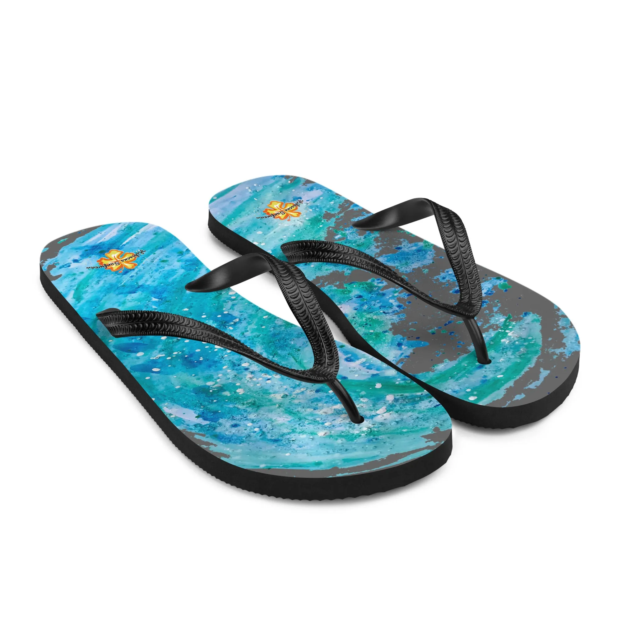 Waves - Hibiscus Surfwear - Ethical Mens Flip-Flops