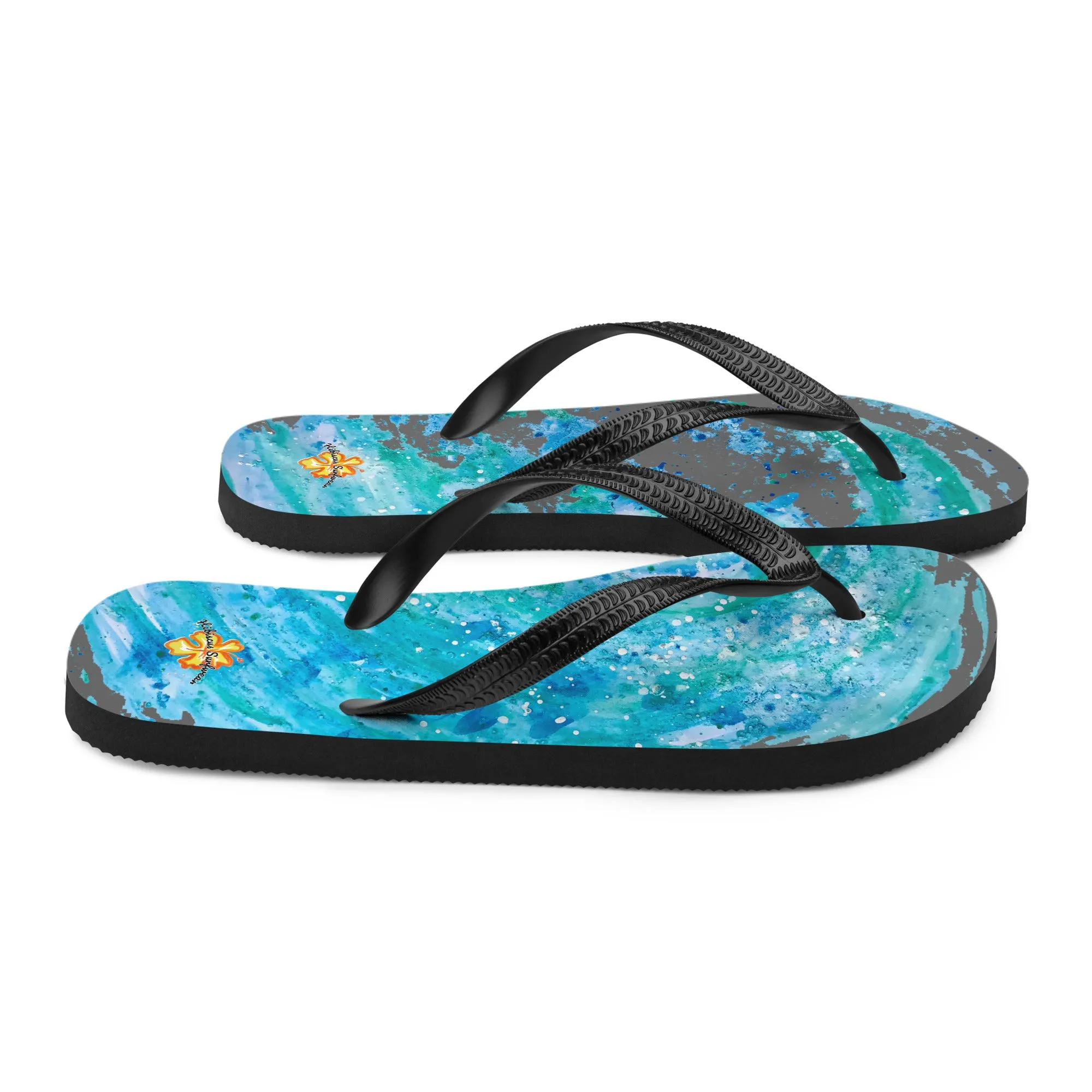 Waves - Hibiscus Surfwear - Ethical Mens Flip-Flops